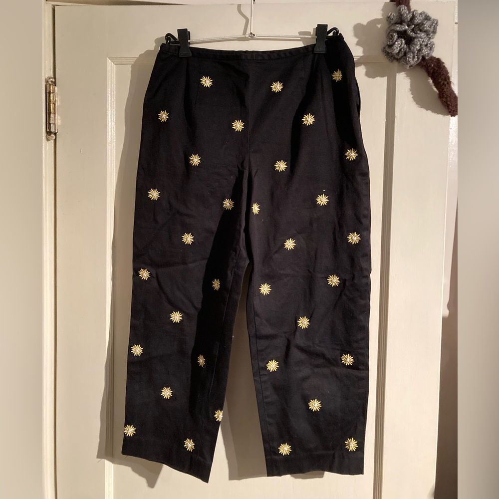 Black Edelweiss Talbots Petites Capris
